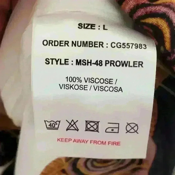 Brave Soul London Prowler Animal Print Button Down Shirt - Picture 8 of 10